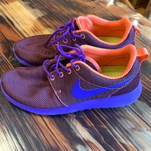 Pink and Purple Nike Sneaker Shoes